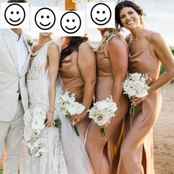 Cali Satin Charmeuse Midi Dress - BHLDN - Picture 4 of 7